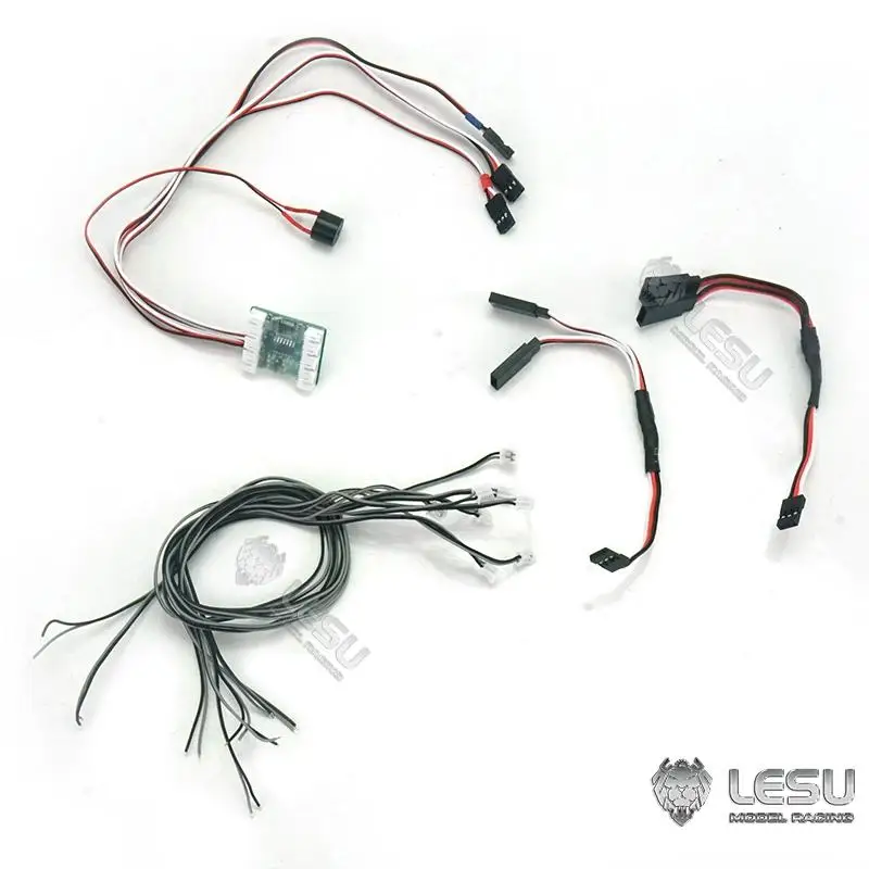LED 3V light set For Tamiya 1/14 RC Truck Engineering Excavator Semi-trailer Trailer Model DIY Upgrade Parts LESU EL-005