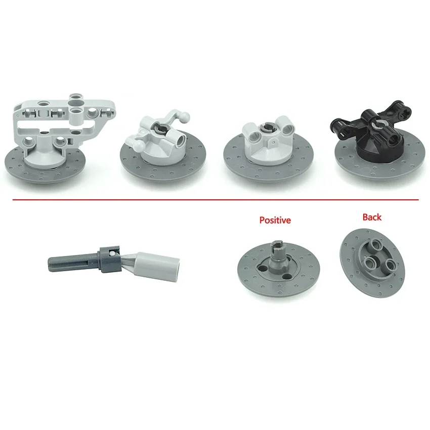 Moc Teile Federung Lenkrad nabe mit Planeten getriebe 46490 technische DIY Bausteine Reifen Auto Antriebs steine