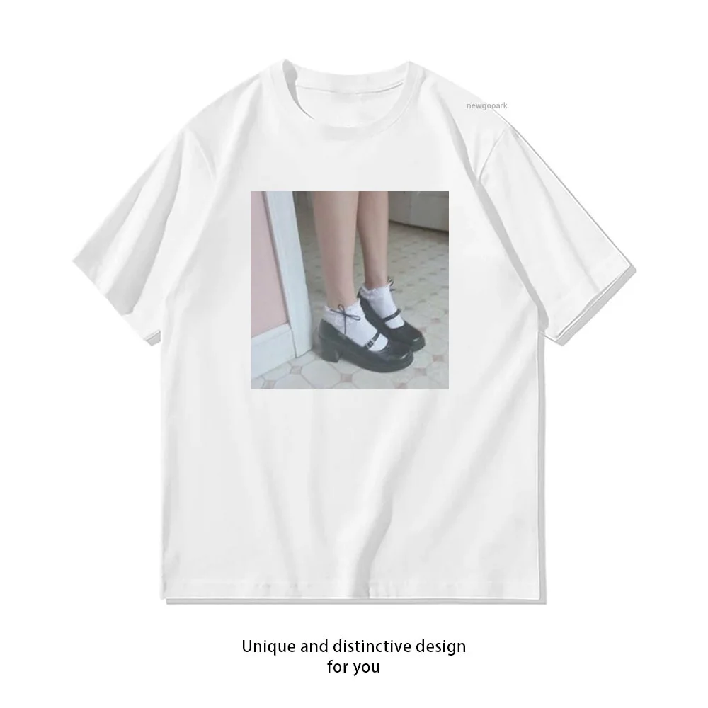 morute dollett dollcore vintage shoes Classic T-Shirt woman man Casual cotton graphic t shirts Adult tops tee Short-sleev