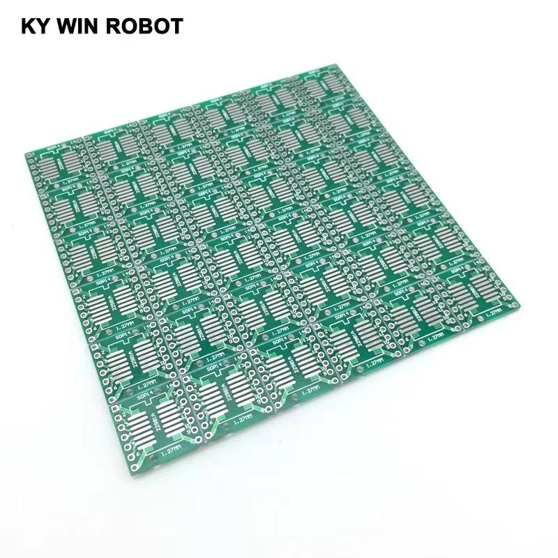 Adaptador SOP14 SSOP14 TSSOP14 a DIP14 Pinboard SMD a DIP - usage example