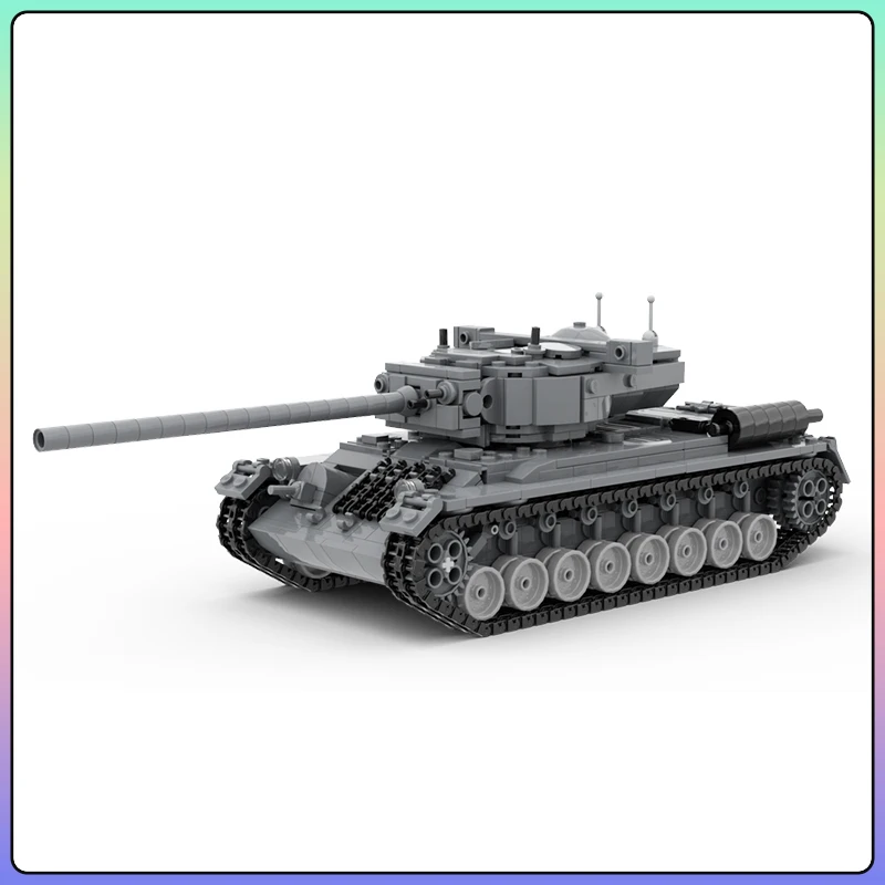 MOC Military Series T-29 US Heavy Tank 1:35th Scale Building Block Model DIY Creative Hobby Children's Puzzle Toy Christmas Gift