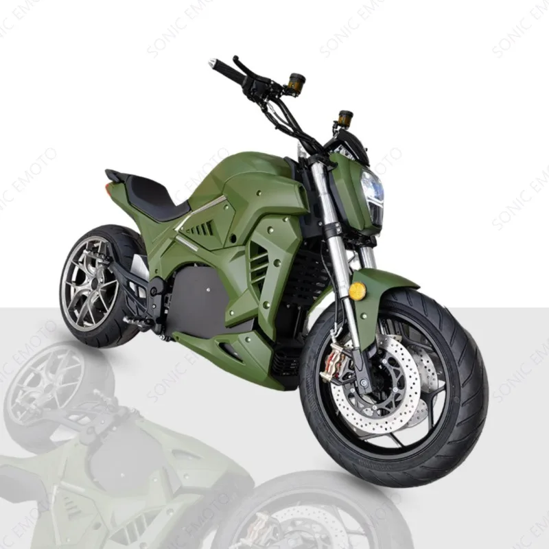 Stlf Diavel-N Single Swing Arm Electric Motorcycles 8000W HUB Motor Adults Electric Motorcycle