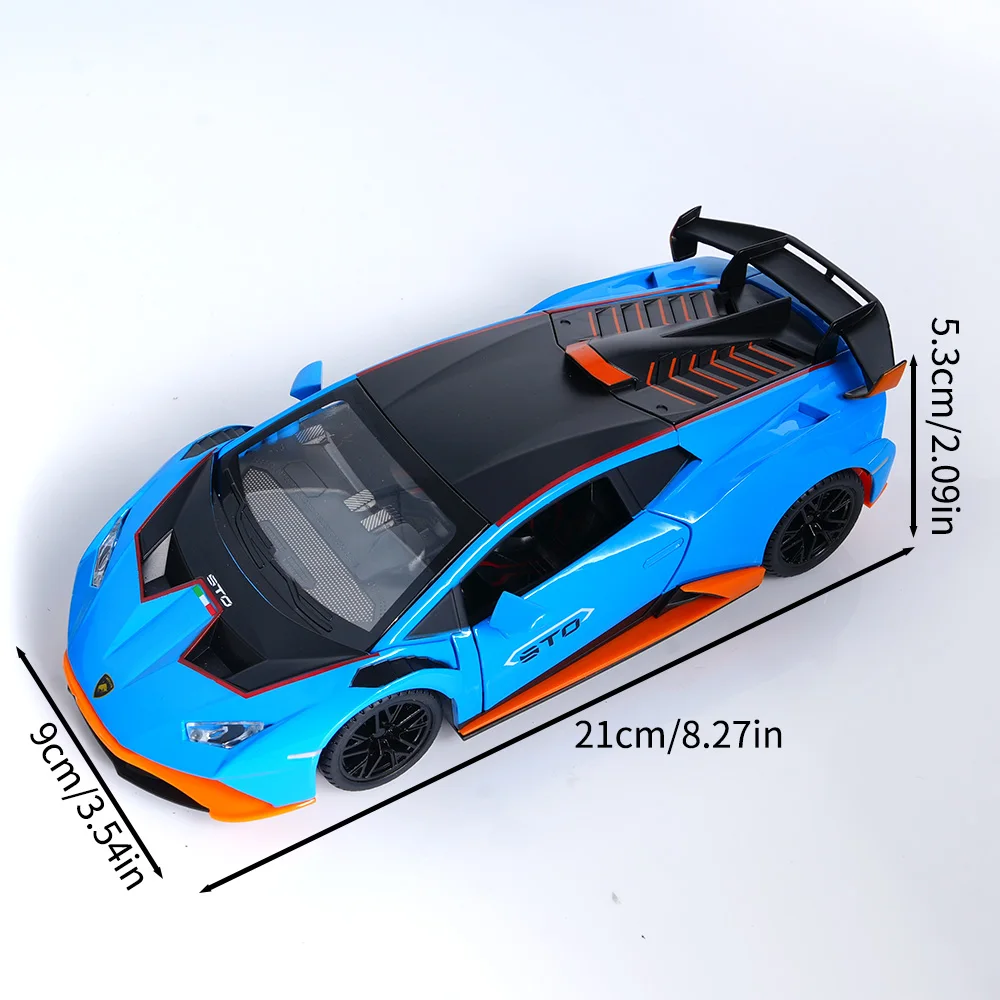 Carros de Brinquedo, Modelo Clássico de Carro Esportivo STO, Carros de Brinquedo com Retorno, Portas que Abrem, Decoração para Casa, Presentes de Natal para Homens e Meninos
