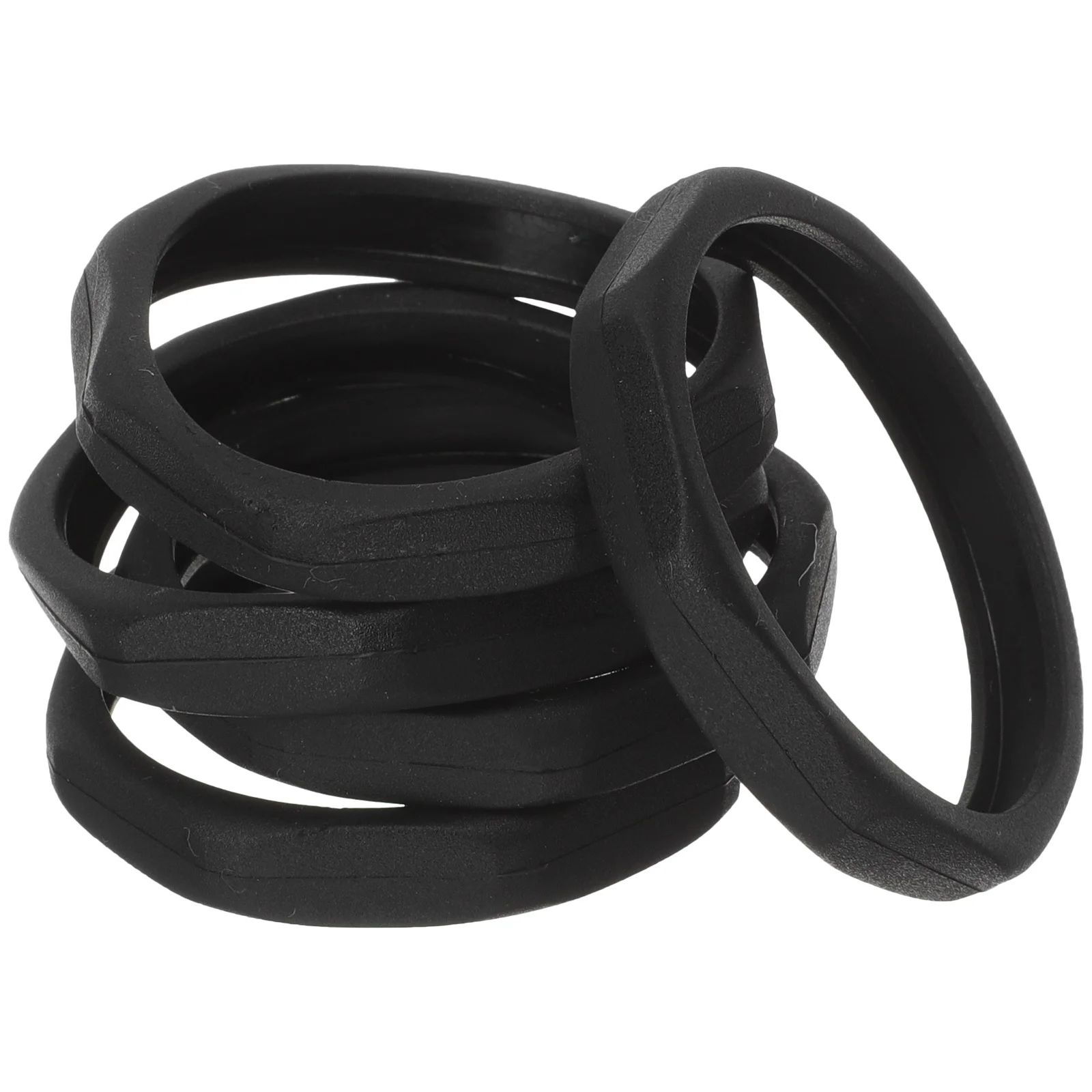 

5Pcs Microphone Anti-Roll Rings Plastic Non-Slip Protective Mic Covers Anti-Slip Holder for Wireless Microphone Ktv Stage