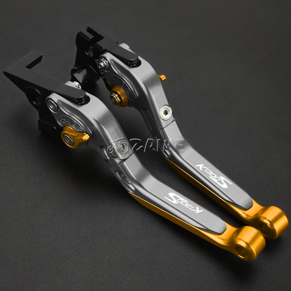 Exendable Motorcycle Accessories Aluminum Brake Clutch Levers Hand Grips Ends For BMW K1300S K1300 S k1300s 2009-2015 2014 2013