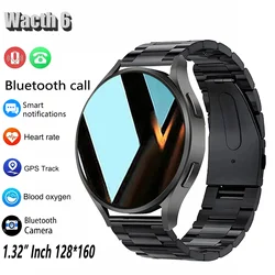 LAXASFIT 2026 New Smart Watch 6 Bluetooth Call Sports Health Monitoring Men Women Smart Watch Gift For Android IOS