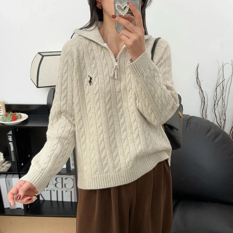 2024 New Autumn Winter Cashmere sweater Women Sweater Thick Turtleneck Pullover Solid Casual Cashmere sweater Women