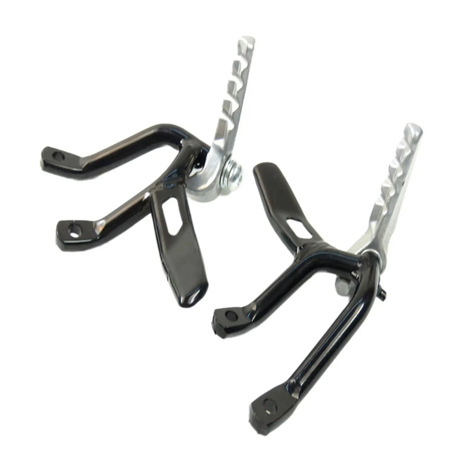 Foldable Motorcycle Rear Passenger Foot Pegs Iron Replacement Universal Pedal Support Accessory for 150 250cc Motorcycles