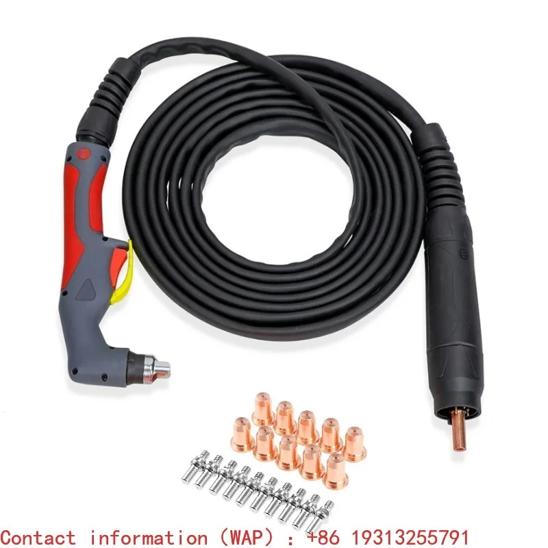 Non-HF Pilot Arc PT60 Plasma Cutting Torch 60A  By CUT55CNC And CUT60CNC