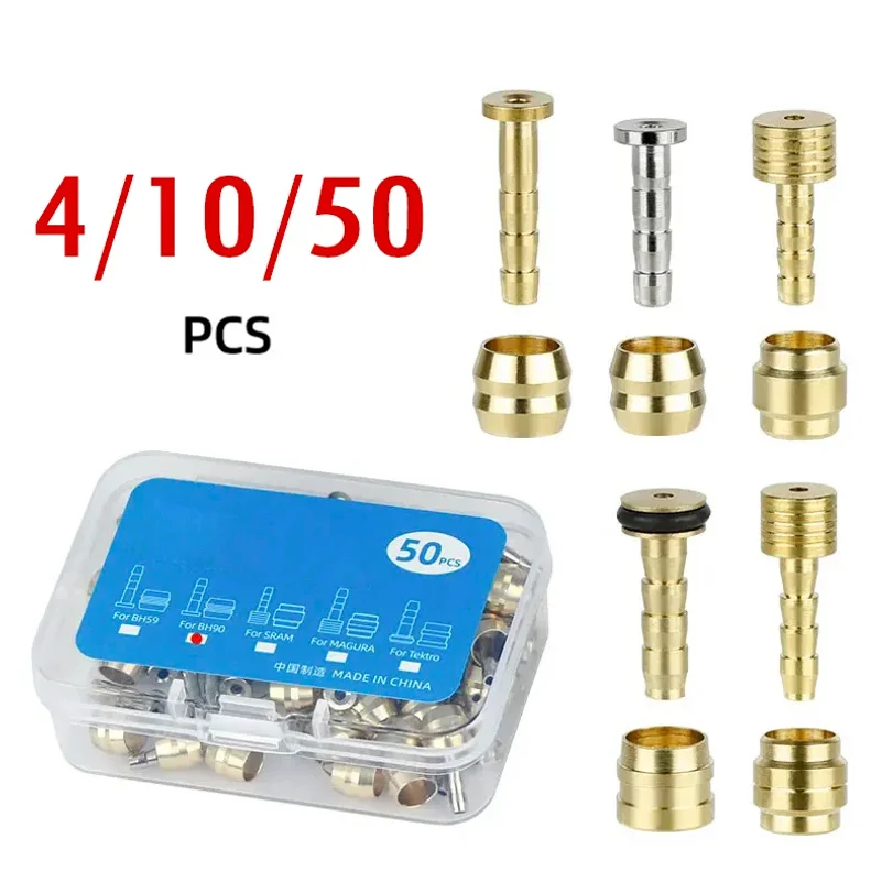 50pcs Bicycle Brake Olive Connecting Inserts for SHIMANO BH90 BH59 SRAM Magura Tektro Cycle Hydraulic Disc Brake Hose