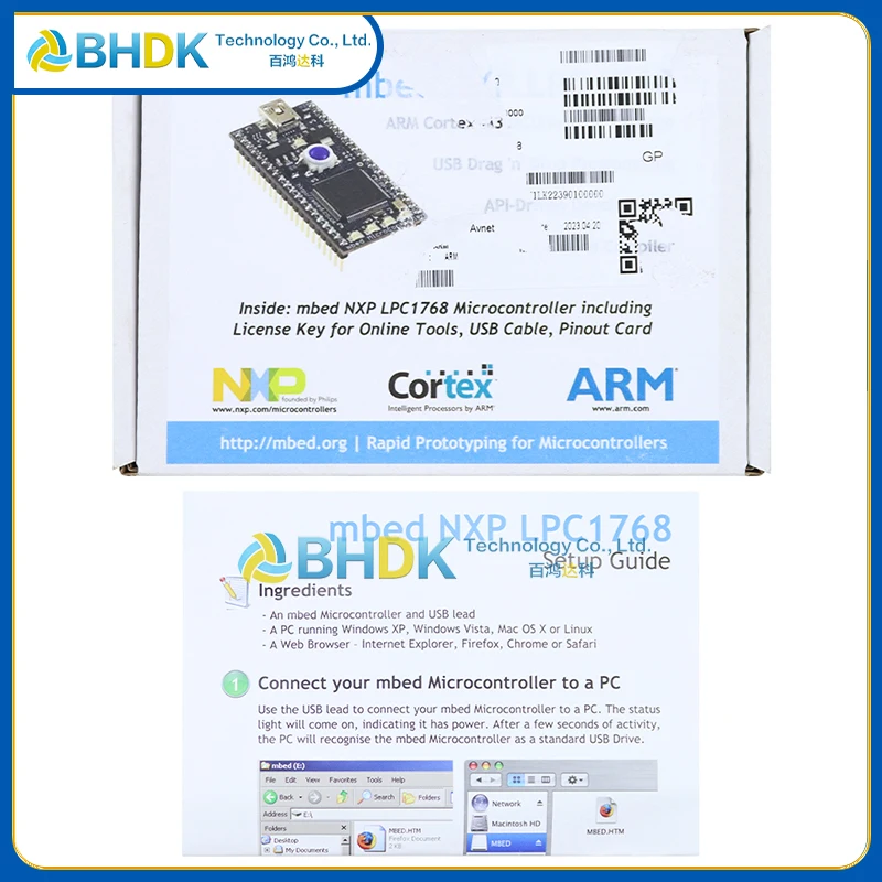 For OM11043 LPC1768 mbed NXP ARM Cortex M3 Microcontroller Development Evaluation Board