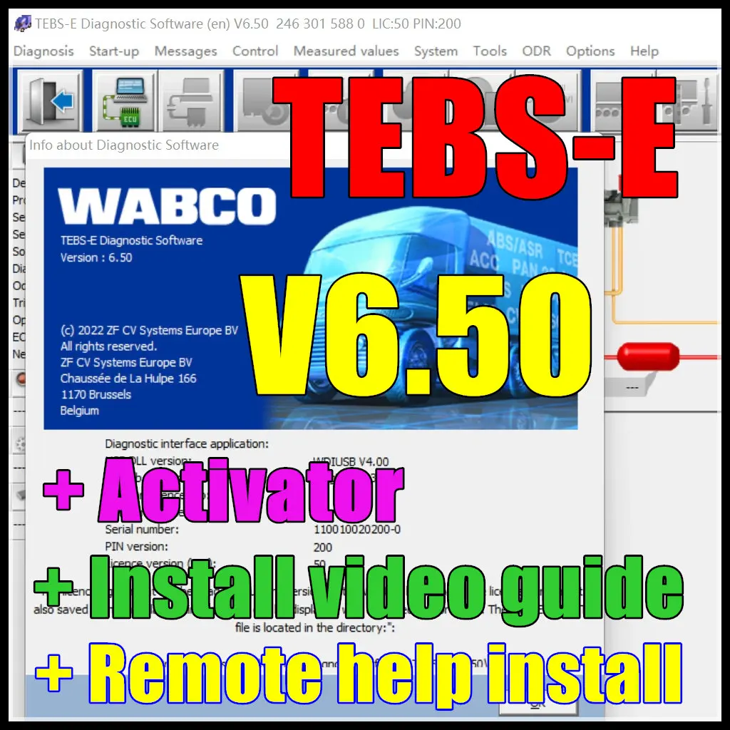 

2023 New Wabco Tebs-e 6.50 With Activator Keygen Unlimited Install Wabco Diagnostic Software For Unlimited Install + Video Guide