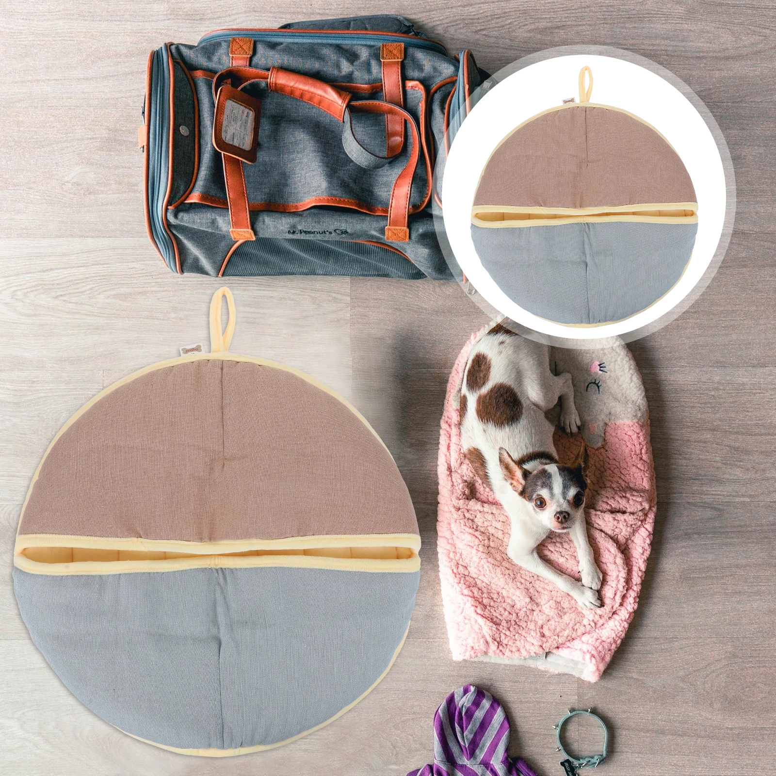 

1pc Warm Cat Nest Cushion Removable Pet Bed Winter Sleeping Bag Small Dog Kennel Household Pet Accessory Comfortable Cat House