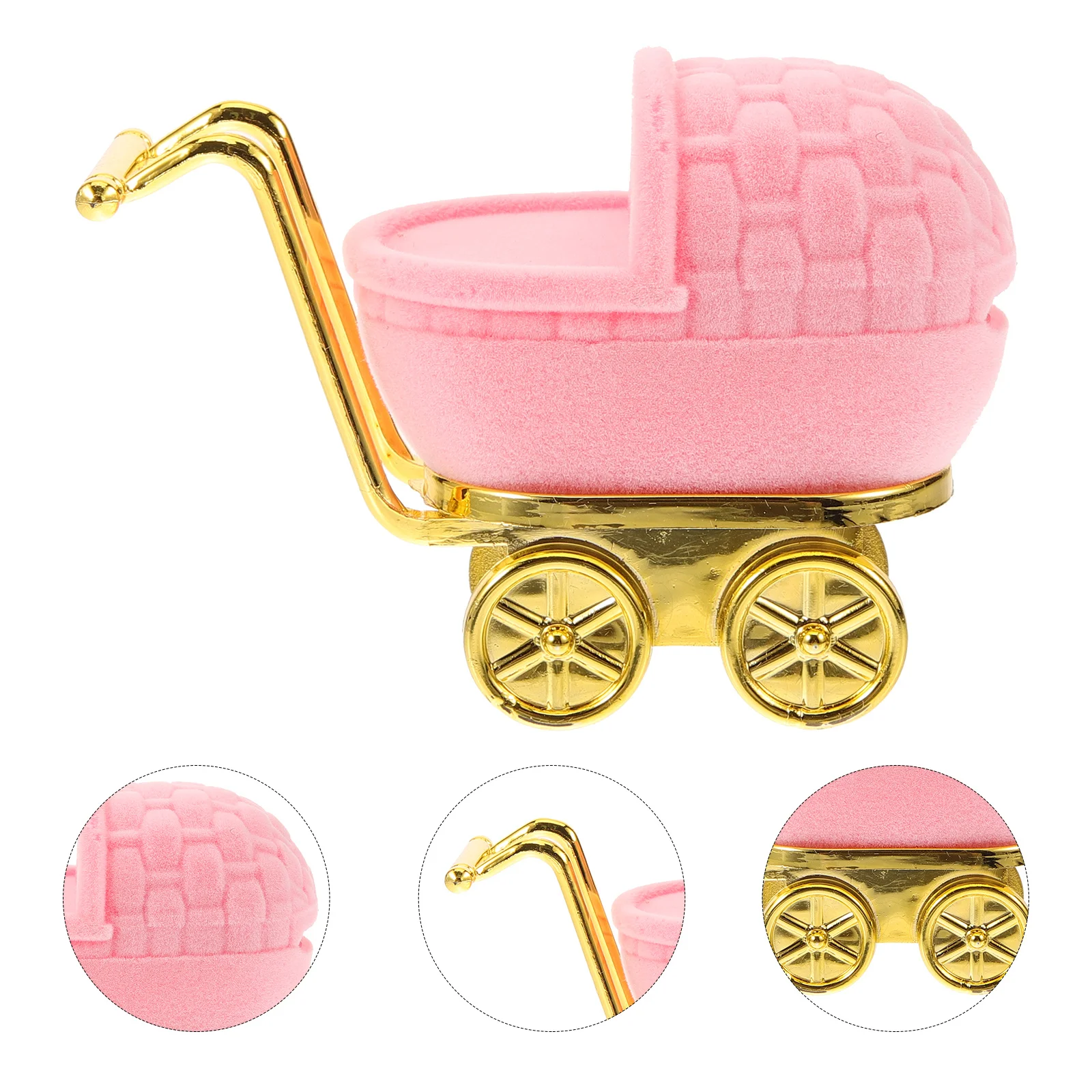 Portable Jewelry Gift Box Small Cartoon Travel Jewelry Organizer Case for Rings Earrings Necklaces Bracelets Storage