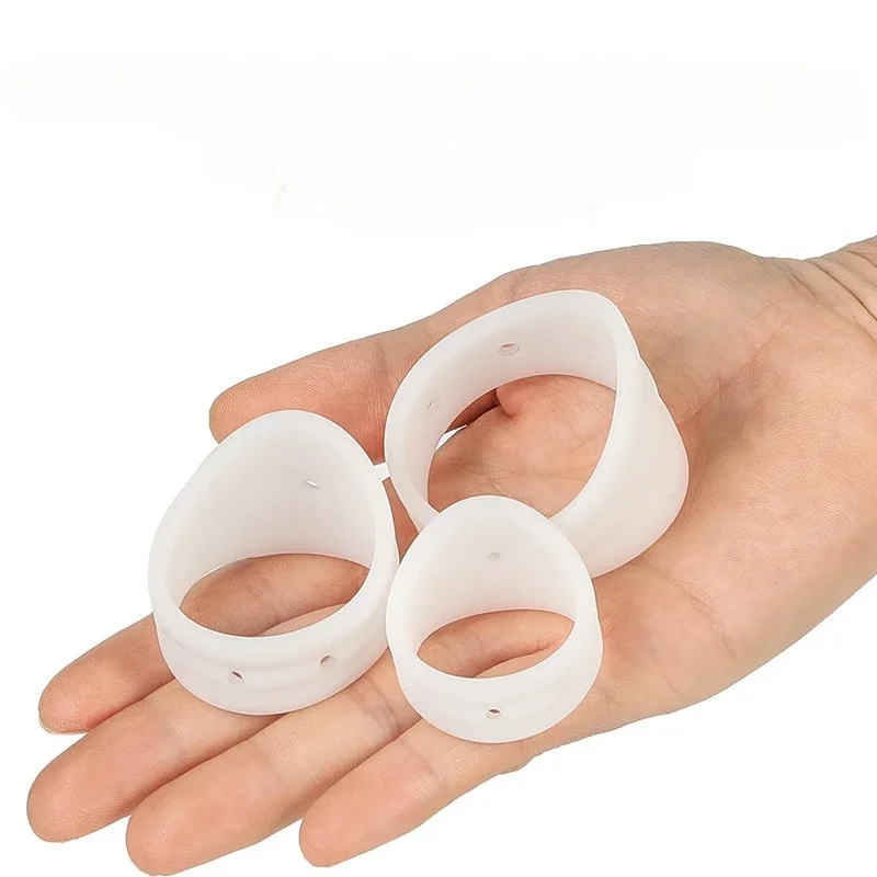 Corrector de prepucio masculino, anillos de silicona para el pene, Juguetes sexuales para hombres, retraso de la eyaculación, estimulación del glande, productos para adultos