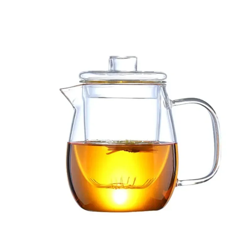 1200ml Glass Teapot with Removable Infuser Safe Tea Kettle Can Be Heated Flowering Tea Filter Blooming Loose Leaf Tea Maker Set
