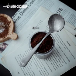 MHW-3BOMBER Long Handle Coffee Spoons Set Stainless Steel Stirring Scoops for Tea Cappuccino Cocktail Coffee Bar Accessories