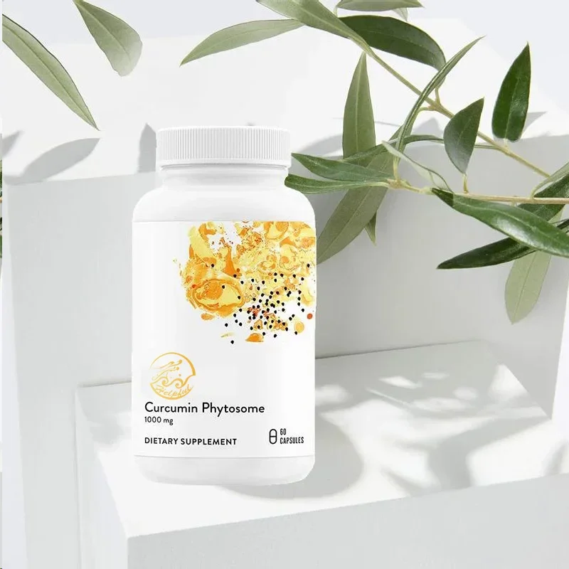 

Куркумин для тела растений, 1000 мг, поддержка высокого впитывания суставов, мышц и желудочно-кишечных вод, 60 капсул
