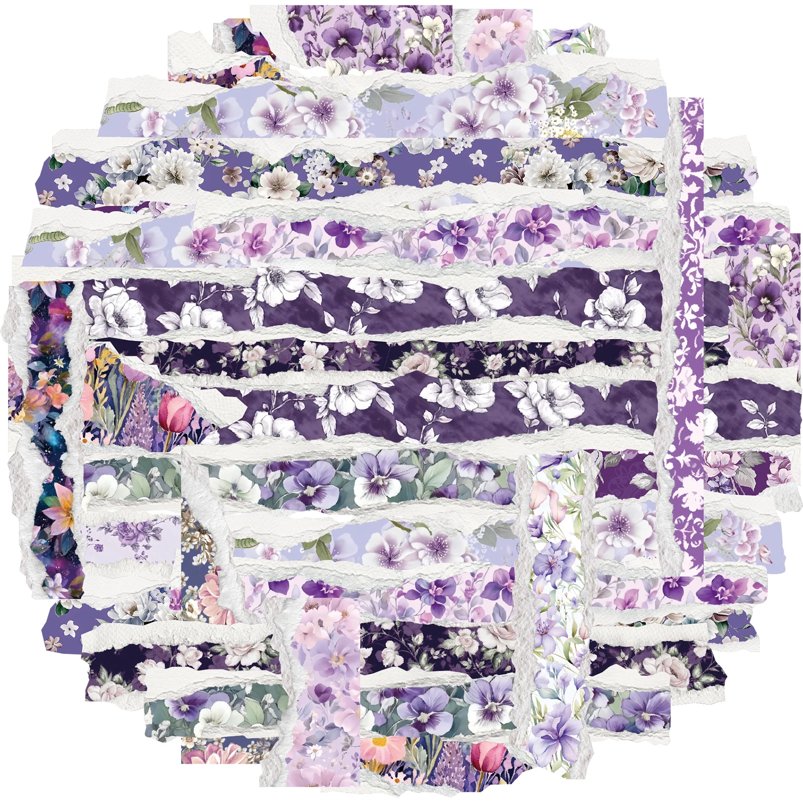 

Etori Life Purple Dreamy 30Pcs Midnight Manor Flower Wall Stickers Dreamy and Mystical Journal Decoration for Vintage Parties, Handmade Scrapbooking Supplies, DIY Artwork, Children's Gift Paper Bags, Gift Box Packaging, Room Decoration, Art Supplies, Toy 