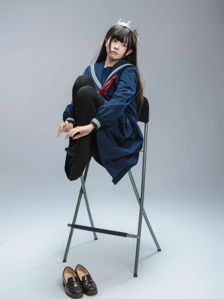 

Оригинальный комплект школьной формы JK Tsukiio: топ-матроска с длинным рукавом для женщин, студенческий классный комплект, школьная форма