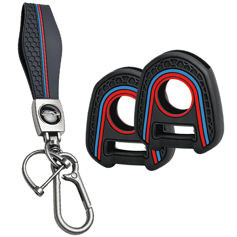 Soft Key Fob Protector For Honda CB650R CB500F CB500X CB125R CB300R CB1000R CB1100 CBR650R NC750X With Wrist Strap And Carabiner