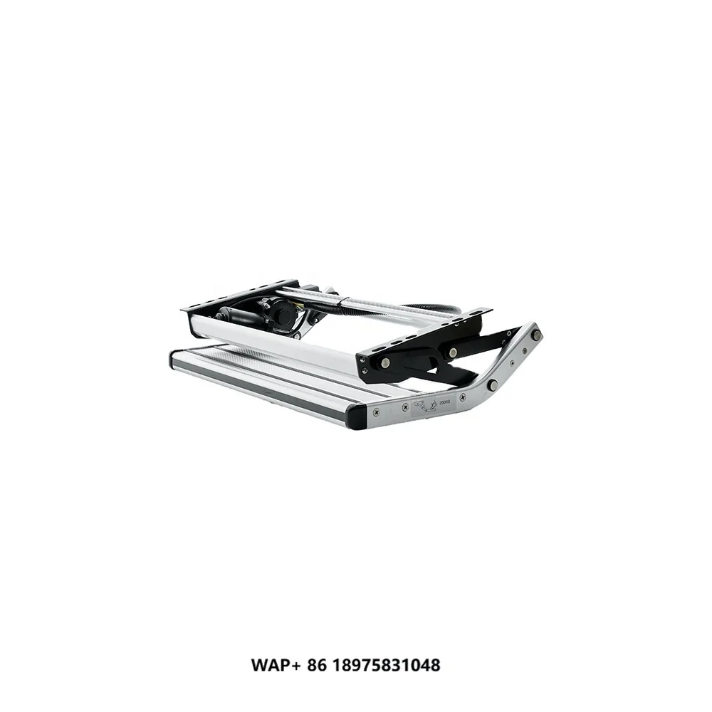 High Quality Aluminum Folding Motorhome Step Innovative Electric RV Parts for Caravan Application Manufactured Single Step
