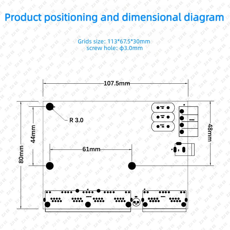 LX-SW1060 6-port Grade 100M Switch Module Three Power Supply High and Low Temperature Environment Non-network Management