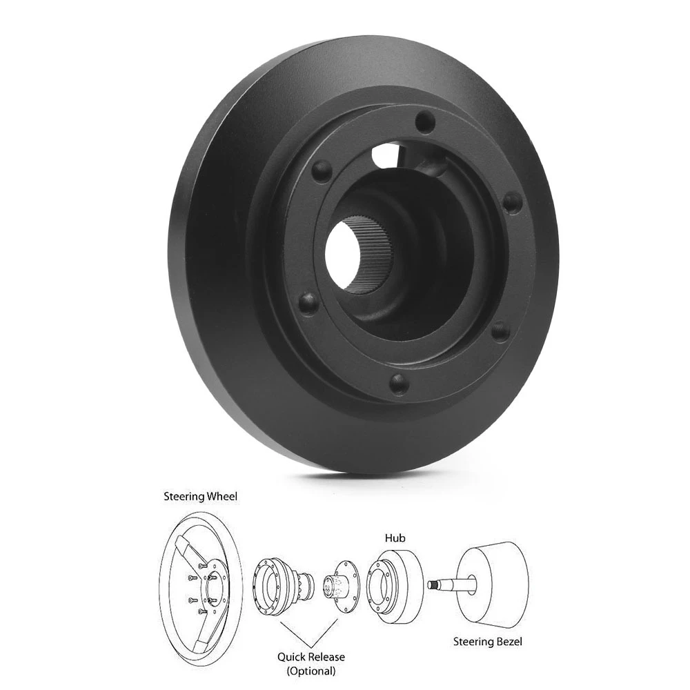 ​Aluminum Steering Wheel Short Hub Adapter 98-06 For BMW 325i 320 325 330 Z4 E90