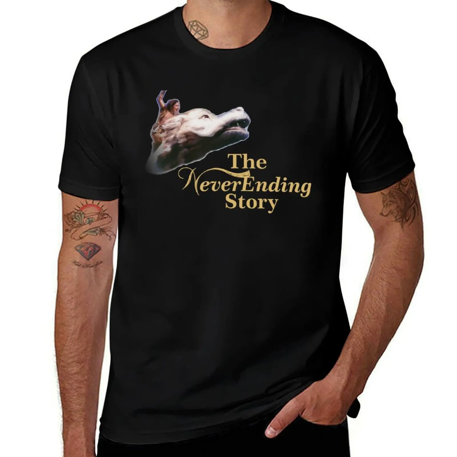 

NeverEnding Story T-Shirt graphic tee shirt summer shirt sweat mens designer t shirt