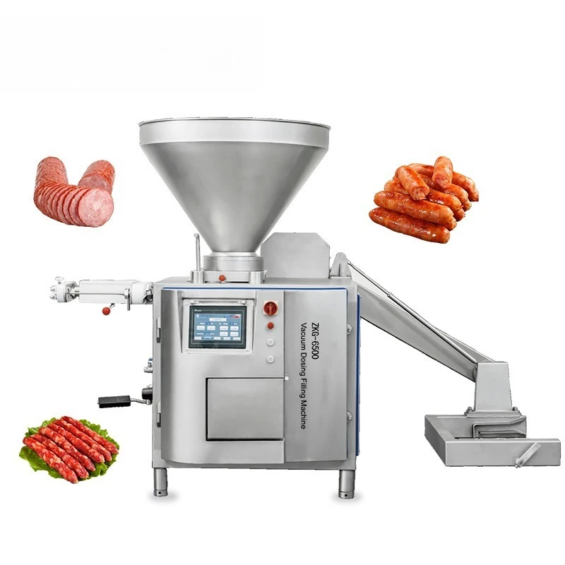 Advance paymentHam sausage sausage sausage vacuum leaf automatic quantitative kink enema integrated enema machine
