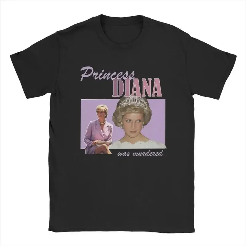 Men'S T Shirt Princess Diana Leisure 100 Cotton Rou