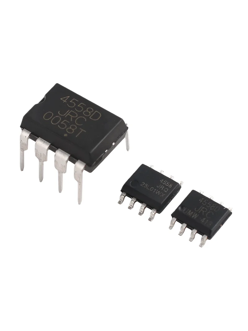 50pcs Direct insertion JRC/NJM4558D CD/DD new dual channel operational amplifier DIP-8 chip IC dual operation