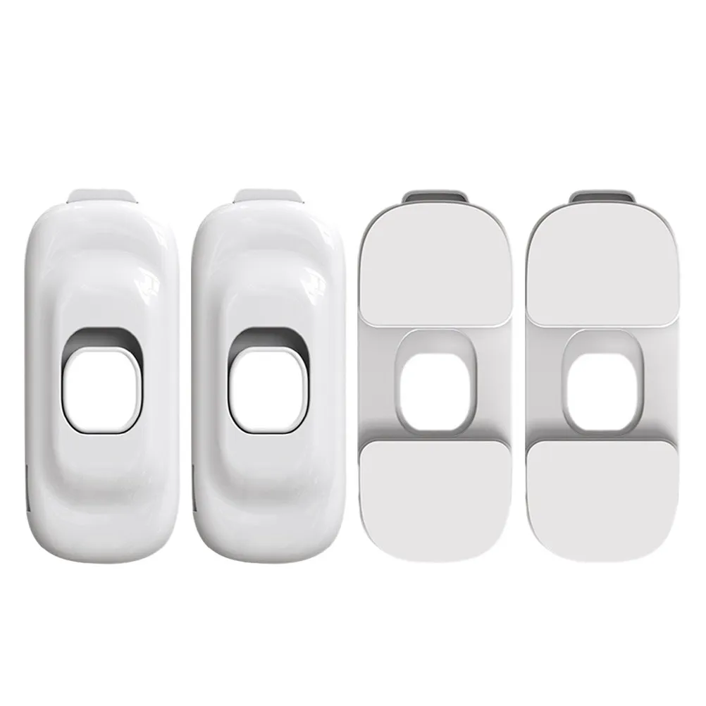 

4Pcs Child Safety Locks Adjustable Length Child Proof Cabinet Drawer Lock Fridge Freezer Door Safety Locks Baby Proofing