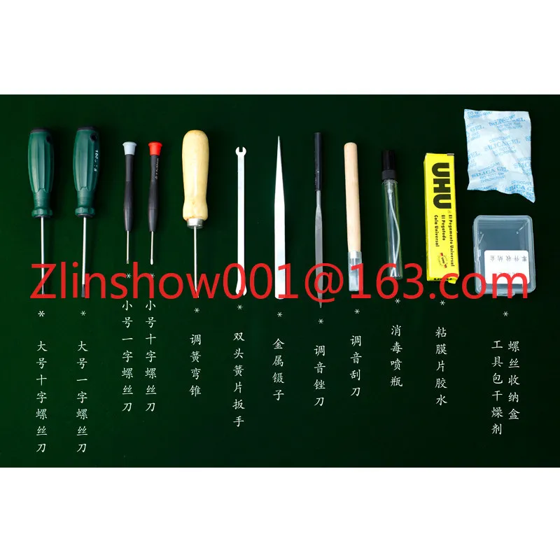 Harmonica Repair Tuning Kit Blues Chromatic Polyphony Repair Disassembly Cleaning Tool Universal