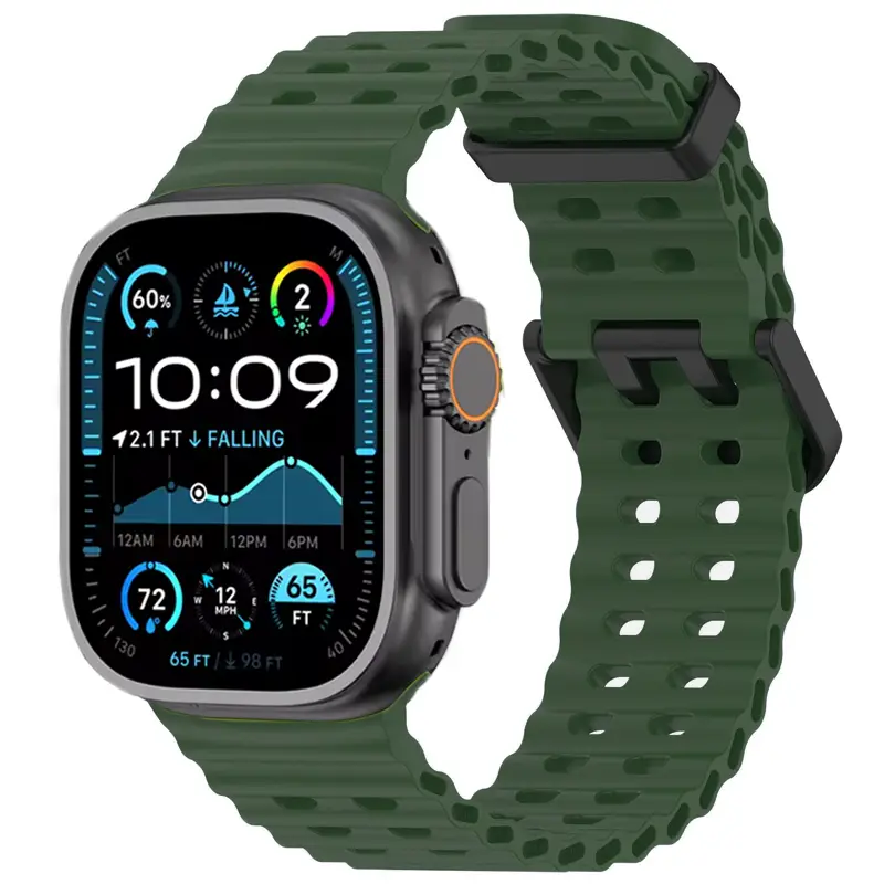 Ocean Strap For Apple Watch Band Ultra 4/3/2 49mm Series 12 11 10 46mm Sport Bracelet Wristband iWatch 9 8 7 SE 45mm 44mm Belt - Image 27