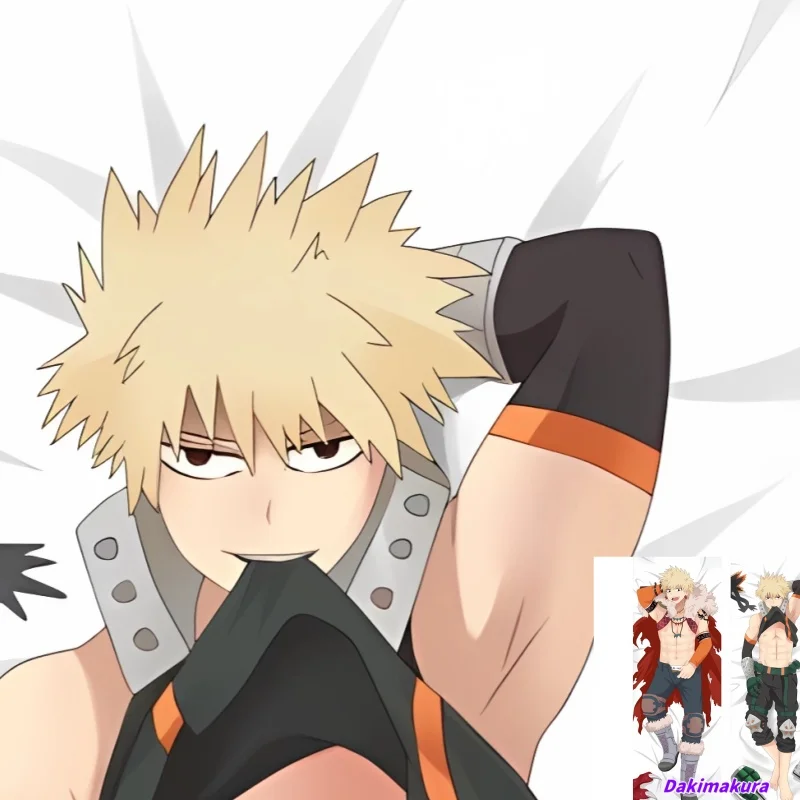 

Dakimakura Anime Pillow Case Bakugo Boku No Hero Double-sided Print Of Life-size Body Pillowcase Gifts