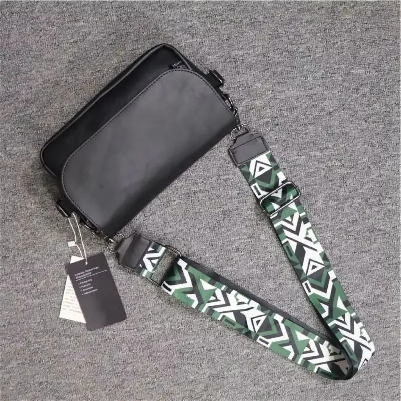 Men' Small Bag Travel Small Bag Diagonal Cross Tide Brand Leisure Single Men' Crossbody Flip Mail Carrier Bag Simple Leisure