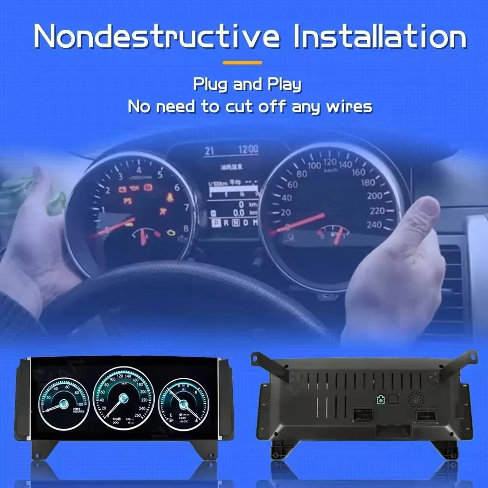 For Rolls-Royce Phantom VII Car Odometrer LCD Digital Cluster Virtual Cockpit Car Multimedia Player Dashboard Speed Odometer