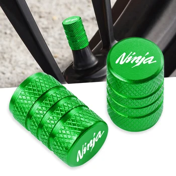 2 ชิ้นสําหรับ Kawasaki Ninja 250 300 400 650 1000SX H2 รถจักรยานยนต์ยางวาล์ว Air Port Stem ฝาครอบปลั๊ก CNC อลูมิเนียมอุปกรณ์เสริม