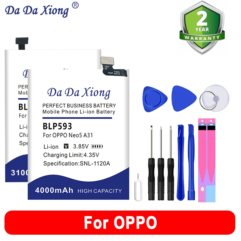 

BLP539 BLP551 BLP563 BLP577 BLP587 BLP593 BLP567 BLP573 Battery For OPPO Find R1 R1L R1X N1 R7 2 5 A31 A51 Mini Plus Neo 5 7 R3
