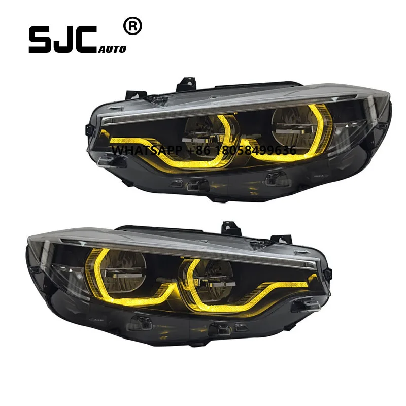 

Headlight for F32 2013-2019 F82 M4 GTS LED Headlights DRL Yellow Module425i 428i 430i 435i F36 F80 F33 Car Accessories