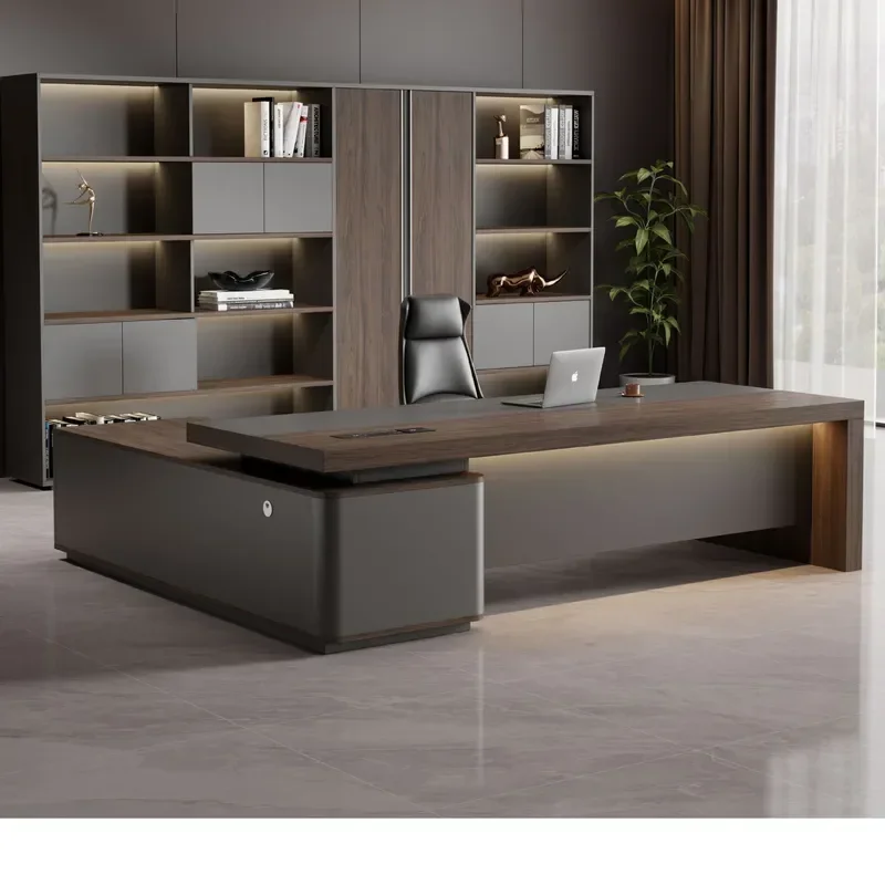 Boss Office Desk and Chair Combination Manager Table President Table Supervisor Table Simple Modern Office