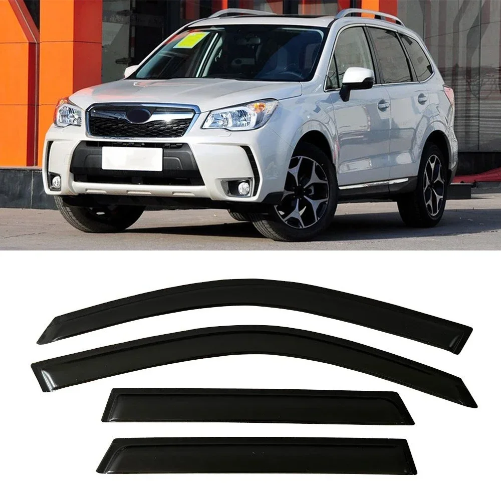 

for SUBARU FORESTER SJ 2014 2015 2016 2017 2018 Wind Deflectors Rain Guards Door Visor Vent Shades Ventvisor Window Visor