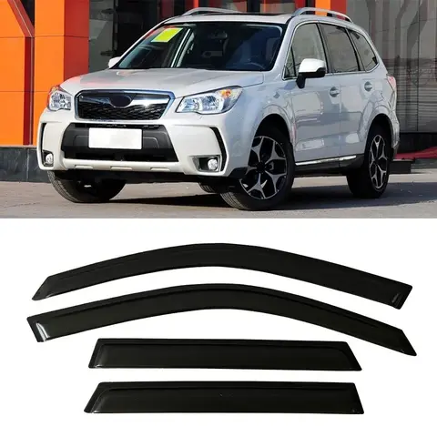 Per SUBARU FORESTER SJ 2014 2015 2016 2017 2018 Deflettori del Vento Pioggia Guardie Porta Visiera Vent Shades Ventvisor Finestra Visiera