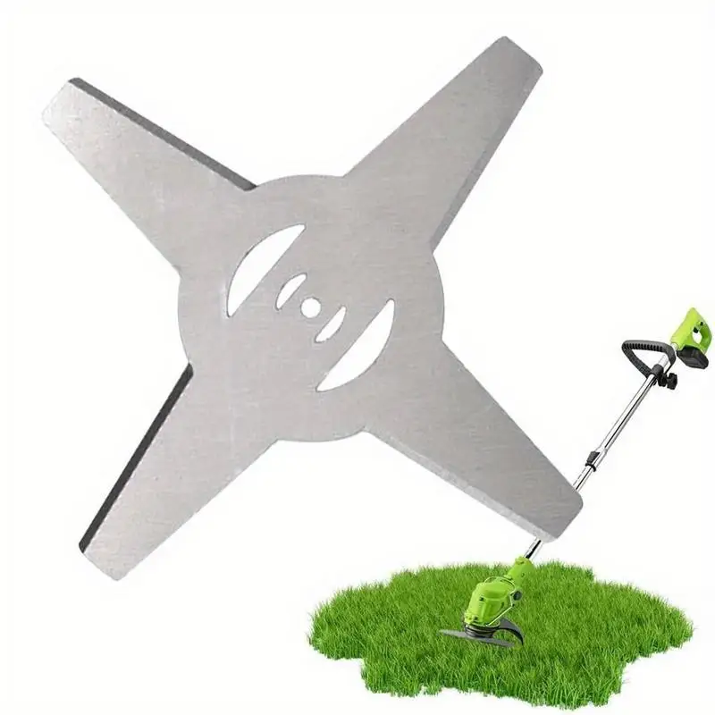 2Pcs 150mm High Carbon Steel Grass Trimmer Blades for Electric Lawn Mowers Efficient Brushcutter Head Saw Blades Gardening