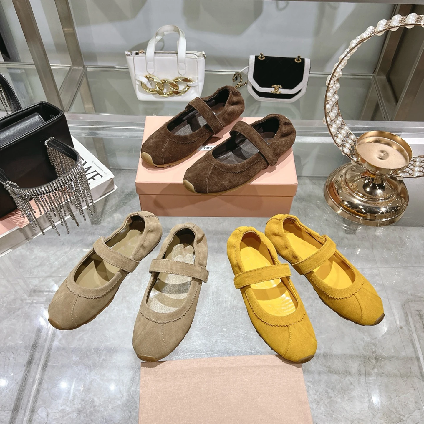 soft-bot-ballet-flats-women's-slip-on-mary-janes-magic-tape-casual-oes-leather-faionable-flat-heels-round-toe-rubber-sole