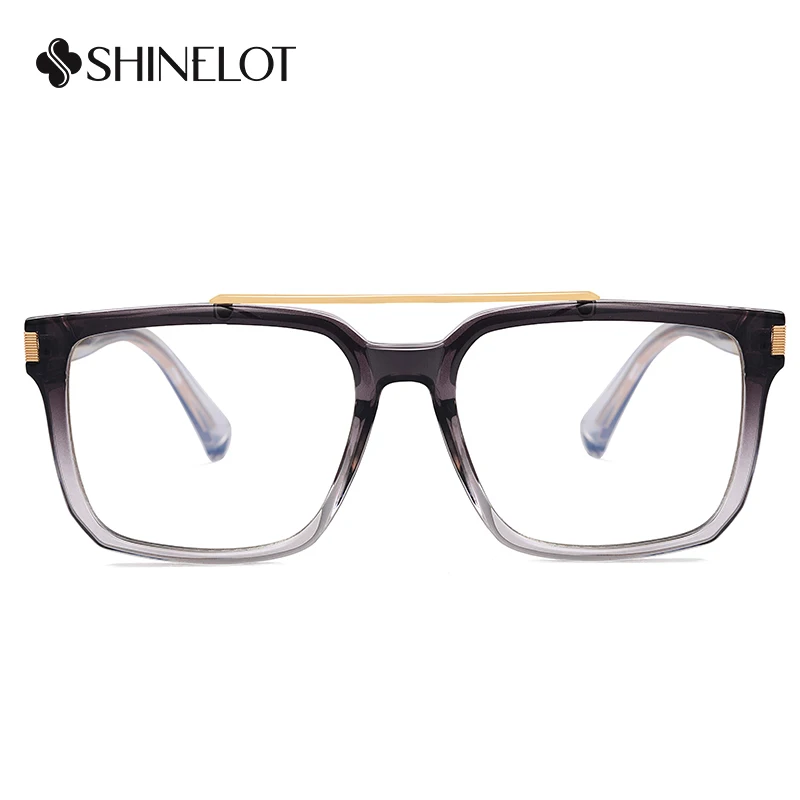 97705 Science Geek Youth Style Optical Glasses Male Double Bridge Eyeglasses Radiation Protection Medical Grade Durable Eyewear view 2