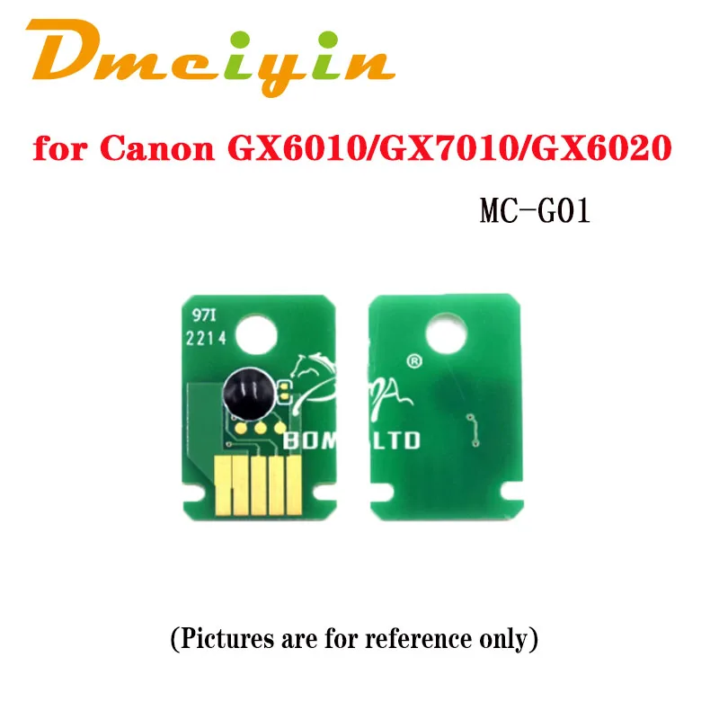 Chip de caixa de manutenção para Canon MAXIFY, MC-G01, GX6010, GX7010, GX6020, GX7020, GX6030, GX7030, GX6040, GX7040, GX6050, GX7050, GX7050, GX6060, GX7060