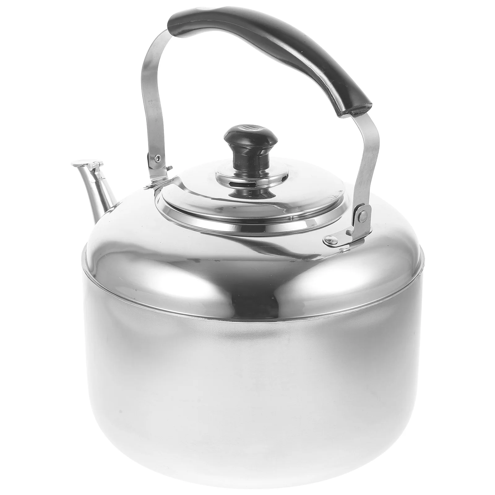 

Instant Coffee Heater Boil Water Hanging Pot Silver Stainless Steel Kettle Pod Maker