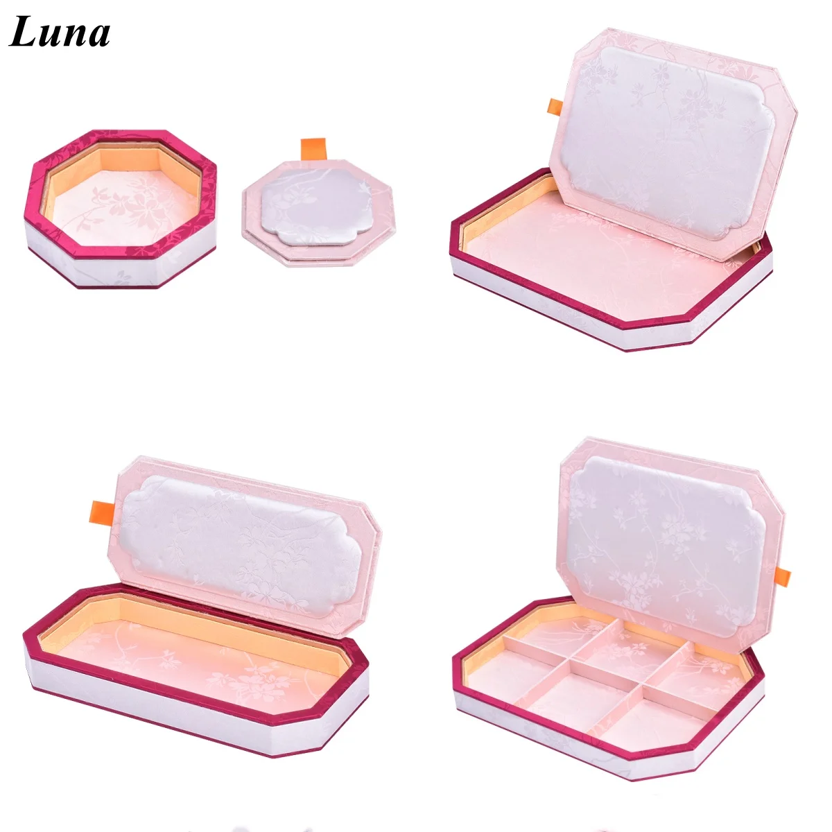 Palace Wind Belt Cover Jewelry Box Jewelry Tray Display Plate Jewelry and Jade Ware Display Storage Box Ring Bracelet Display